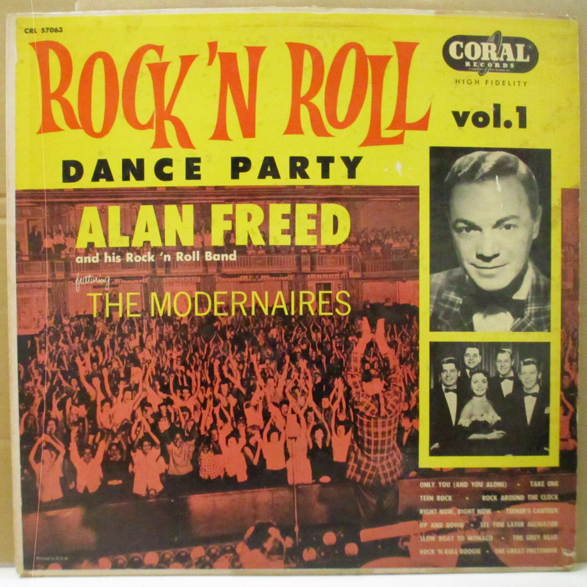 ALAN FREED & HIS R&R BAND (アラン・フリード) - Rock'n'Roll Dance Party Vol.1 (US Orig.Mono LP)