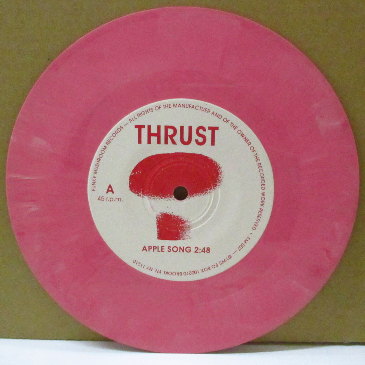 THRUST (スラスト) - She Who Must Be Obeyed (US Limited Pink Vinyl 7"+Inserts)