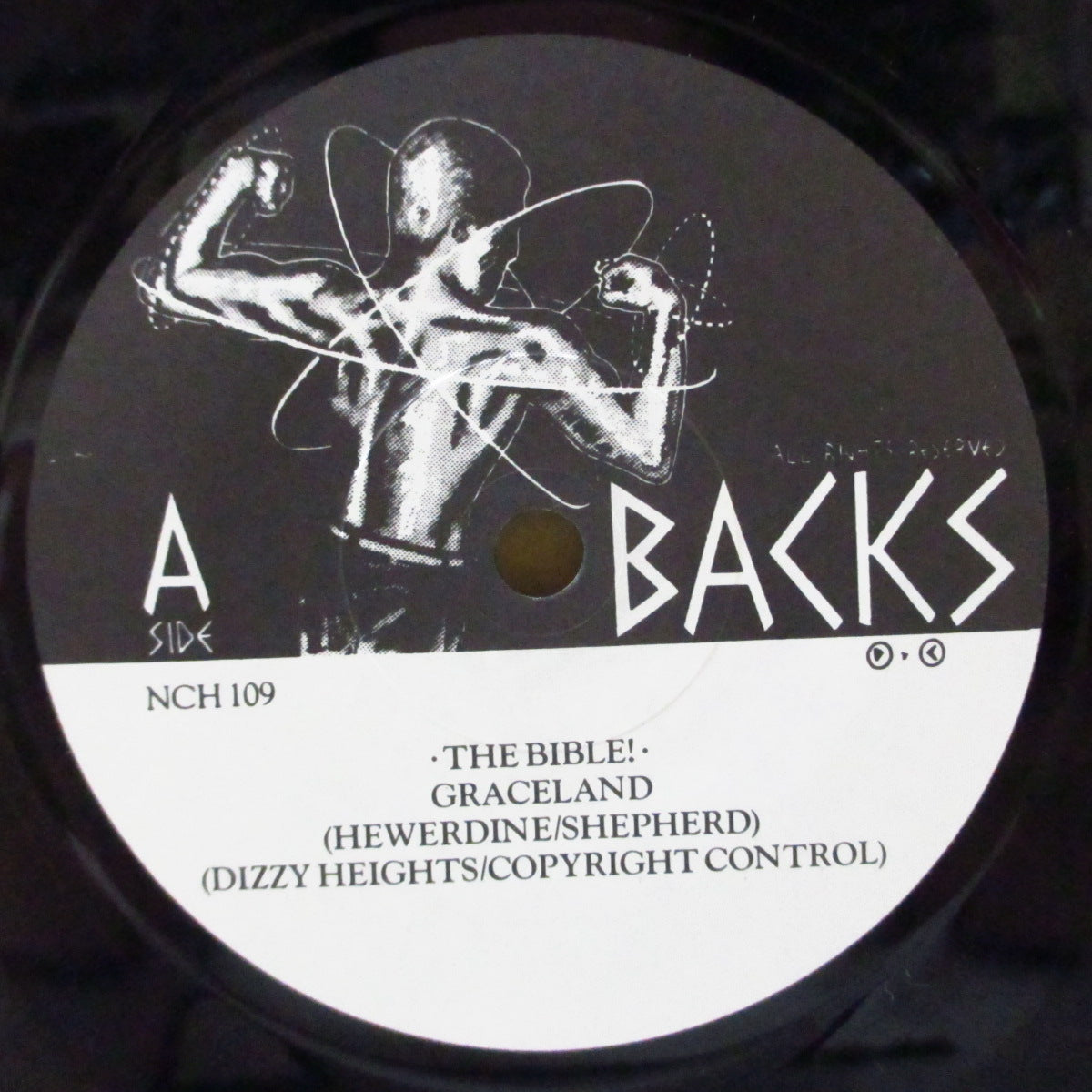 BIBLE, THE (ザ・バイブル) - Graceland (UK 初回「Backs社」オリジナル 7"+初回「黄文字・黒色」光沢固紙ジャケ)
