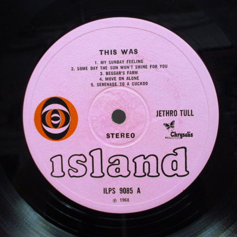 JETHRO TULL (ジェスロ・タル) - This Was (UK オリジナル「ピンクラベ」ステレオLP/表面コーティング見開ジャケ) '68年デビューアルバム!