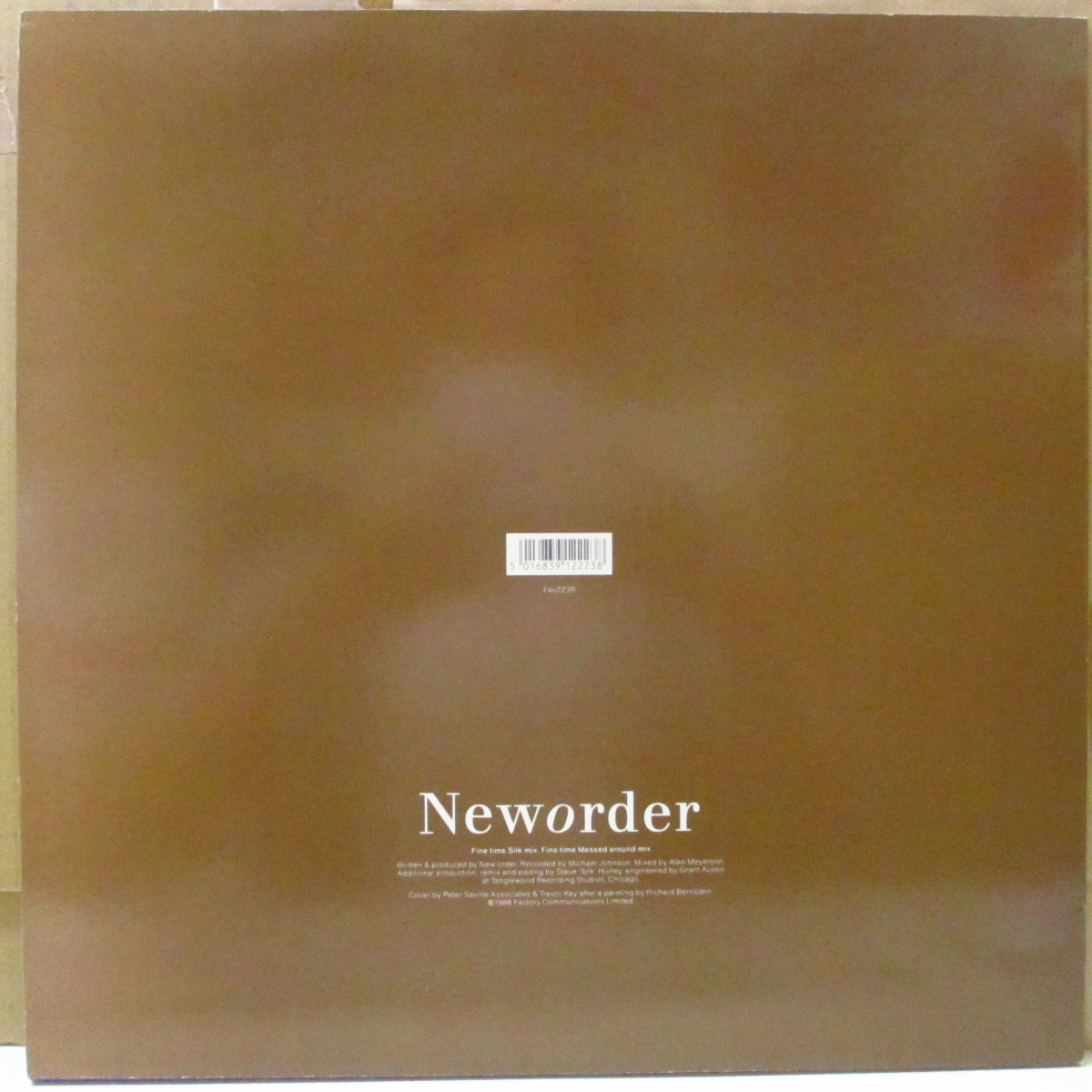 NEW ORDER (ニュー・オーダー) - Fine Time - Remix (UK オリジナル 12"+インナー)