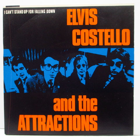 ELVIS COSTELLO & The Attractions - I Can't Stand Up For Falling Down (UK Reissue+PS)
