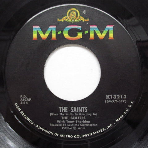 BEATLES with TONY SHERIDAN (ビートルズ・ウィズ・トニー・シェリダ) - My Bonnie / The Saints (US MGM '64 再発 7インチ)