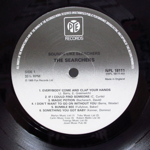 SEARCHERS (サーチャーズ) - Sounds Like Searchers (UK '80 Re Mono/No Barcode)