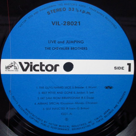 CHEVALIER BROTHERS-Live & Jumping (Japan Orig.LP)