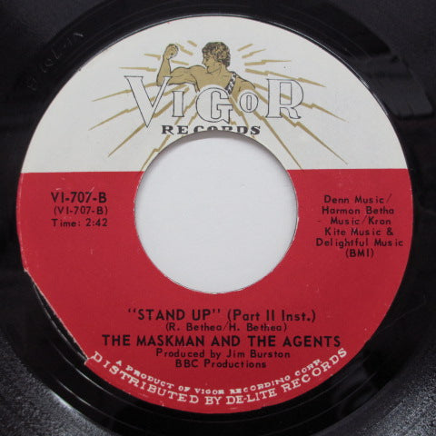 MASKMAN & THE AGENTS - Stand Up (Part 1 & 2) (US Vigor Orig)