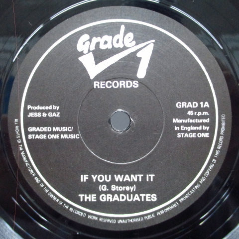GRADUATES, THE (ザ ・グラジュエイツ)- If You Want It (UK Orig.)