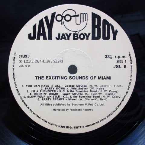 V.A.- The Exciting Sounds Of Miami (UK Orig.)