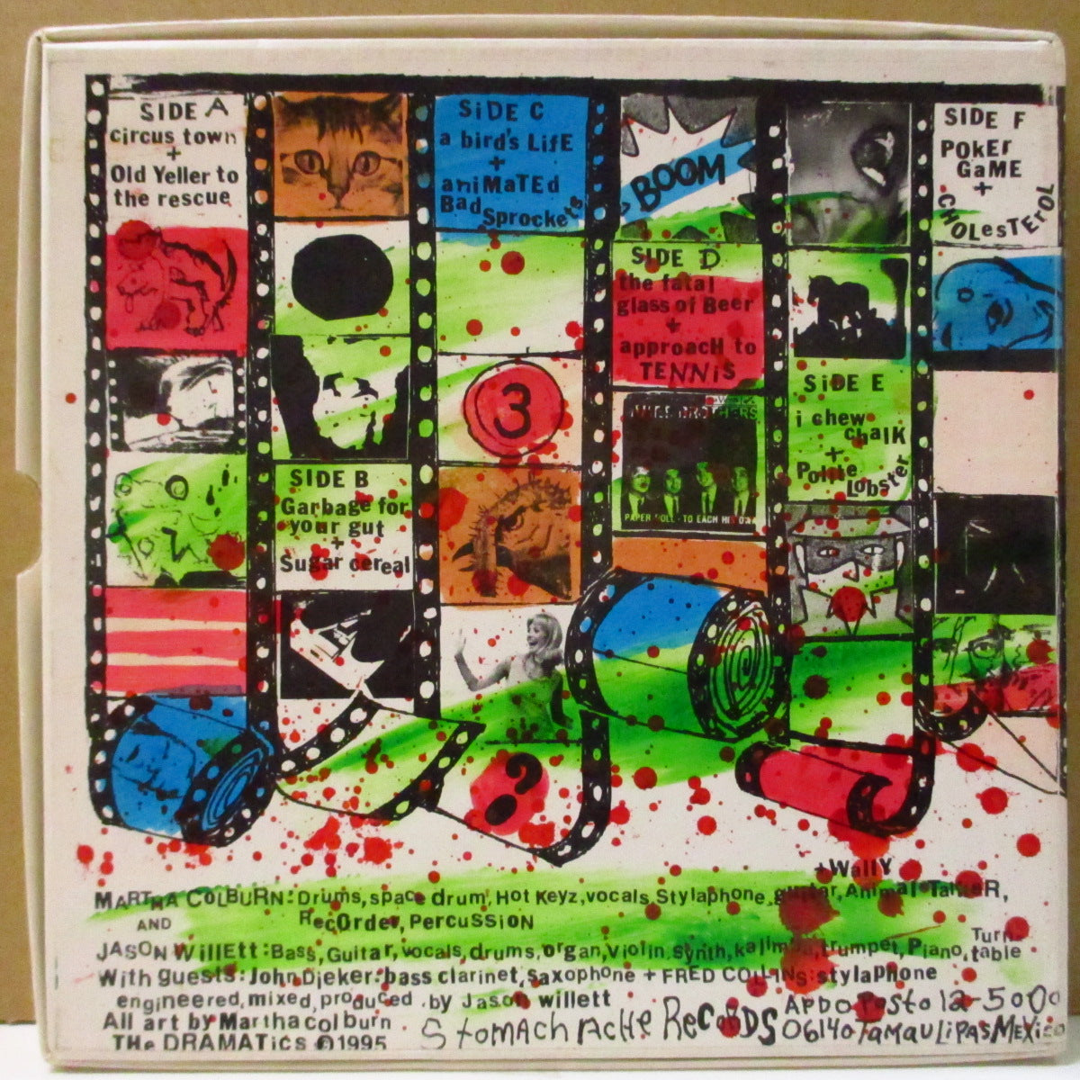 DRAMATICS, THE (ドラマチックス) - Garbage For Your Gut (US Ltd.Color Vinyl 3x7"/Box Set)