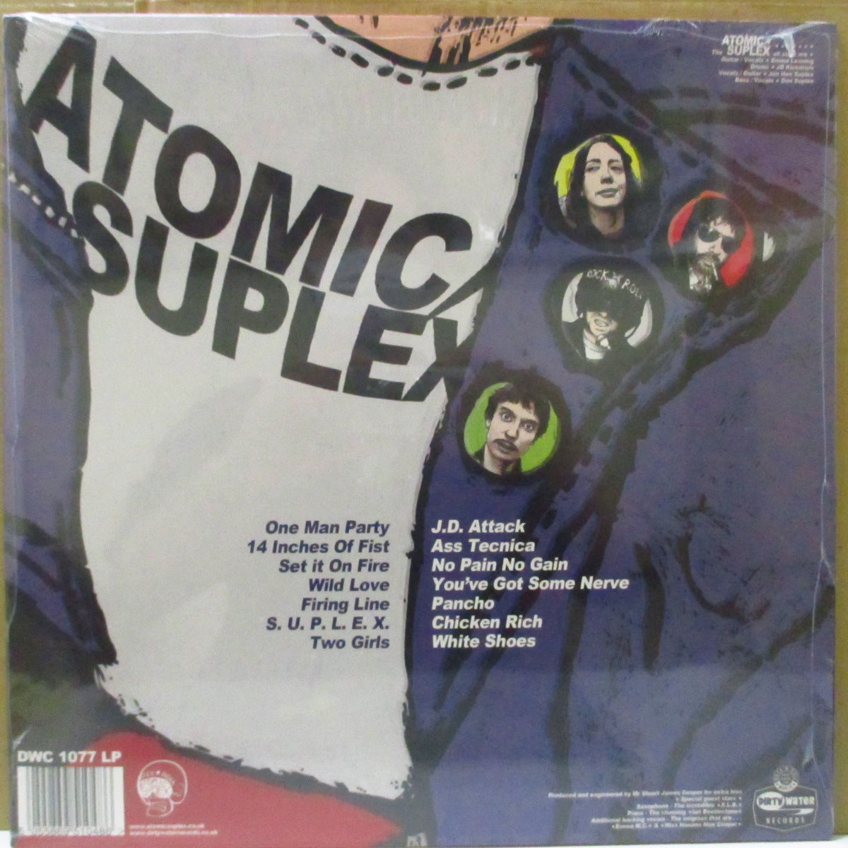 ATOMIC SUPLEX (アトミック・スープレックス) - 14 Inches Of Fist (UK オリジナル LP/廃盤 New)