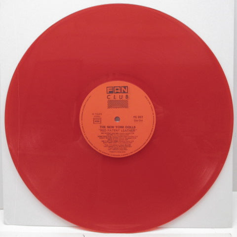 NEW YORK DOLLS (ニュー・ヨーク・ドールズ) - Red Patent Leather 春 (France Ltd.Red Vinyl LP)