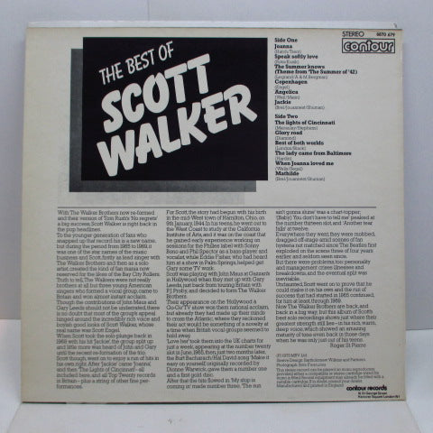 SCOTT WALKER (スコット・ウォーカー) - The Best Of Scott Walker (UK Orig)