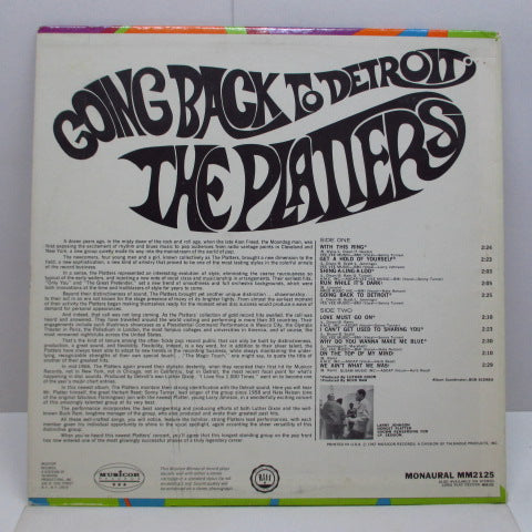 PLATTERS (ザ・プラターズ) - Going Back To Detroit (US Orig.Mono LP)