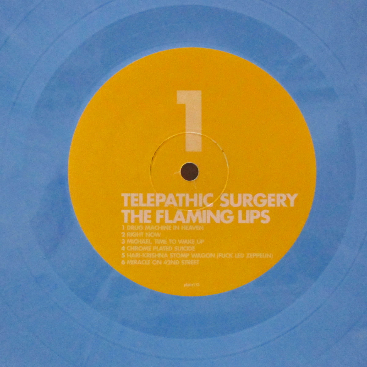 FLAMING LIPS, THE (ザ・フレーミング・リップス) - Telepathic Surgery (US 05年 限定再発ブルーヴァイナル LP+片面12",インナー/レアステッカー付きジャケ)