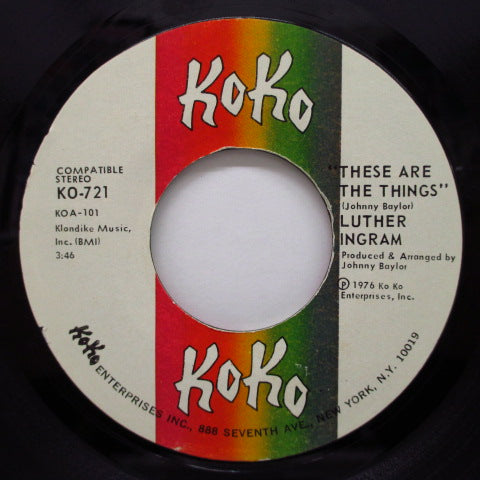 LUTHER INGRAM (ルーサー・イングラム) - Ain't Good For Nothing