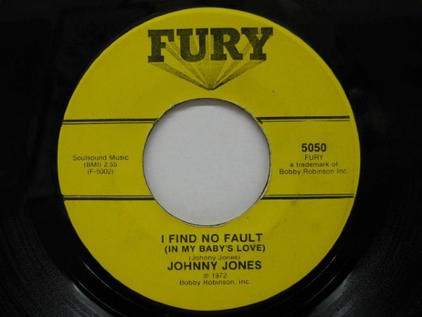 JOHNNY JONES - I Find No Fault / Tennessee Waltz