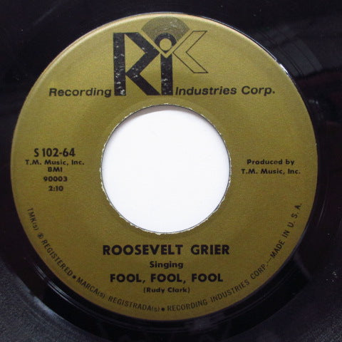 ROOSEVELT GRIER (ルーズベルト(ロージー)グリア) - Since You've Been Gone (Orig)