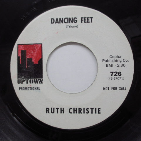 RUTH CHRISTIE (ルース・クリスティ) - Dancing Feet (Promo 7"/Uptown-726)