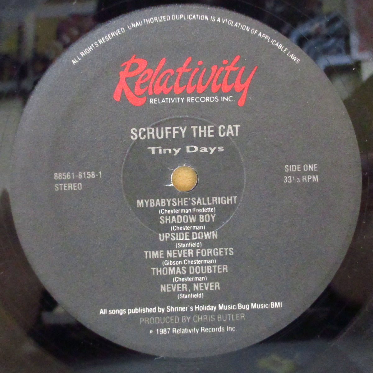 SCRUFFY THE CAT (スクラフィー・ザ・キャット) - Tiny Days (US オリジナル LP+インナー)