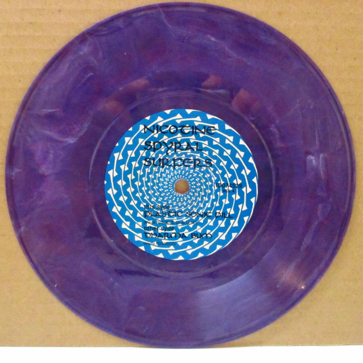 NICOTINE SPYRAL SURFERS (ニコチン・スパイラル・サーファーズ) - Plastic Sonic Pill (US Orig.Purple Vinyl 7")