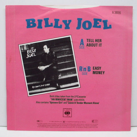 BILLY JOEL - Tell Her About It (UK Orig.7"/Matte PS)