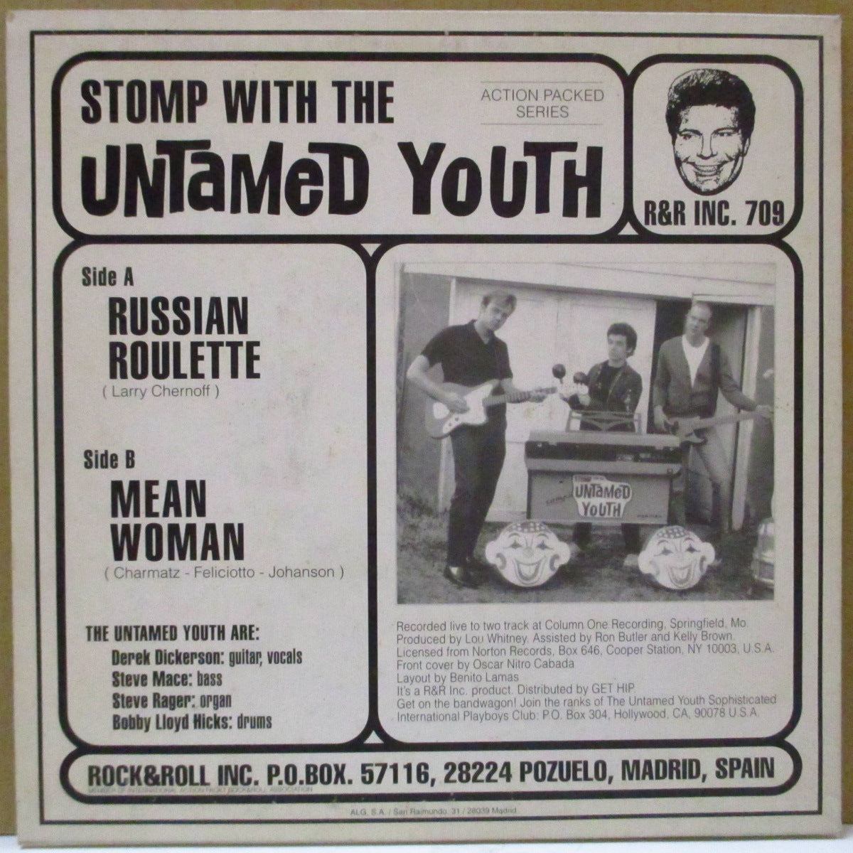 UNTAMED YOUTH, THE (ジ・アンテイムド・ユース) - Russian Roulette (Spain Orig.7")
