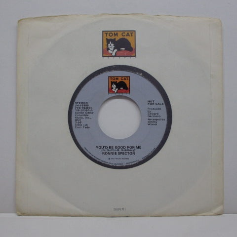 RONNIE SPECTOR (ロニー・スペクター) - You’d Be Good For Me(US プロモ両面同曲モノ&ステレオ・バージョン収録「ブルー VINYL」7")