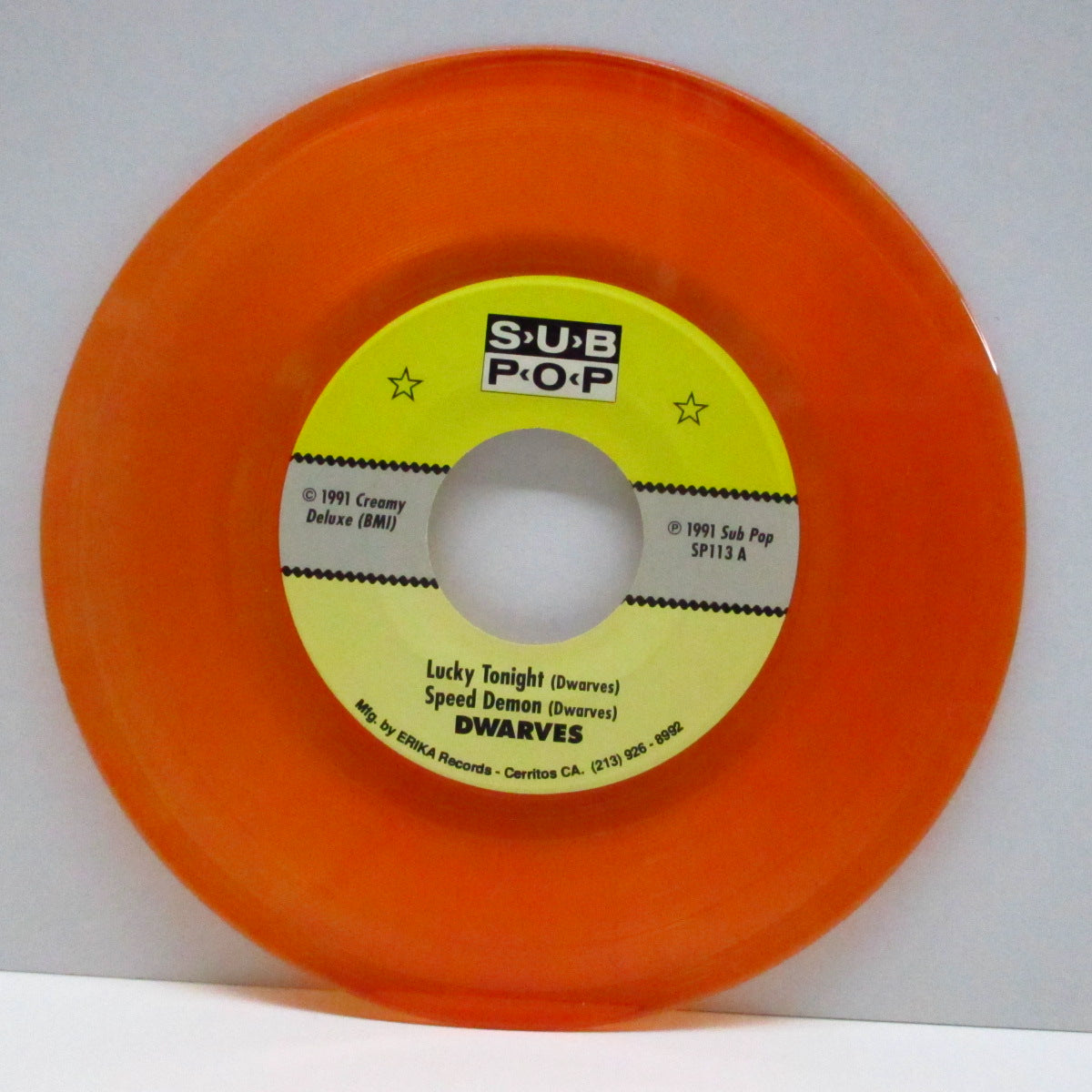 DWARVES (ドワーヴス) - Lucky Tonight +2 (US Ltd.Orange Vinyl 7")
