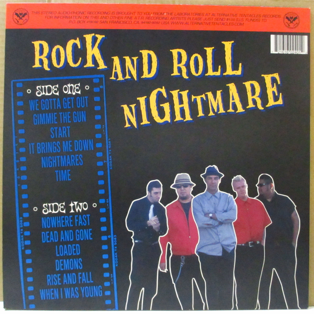 LOS INFERNOS (ロス・インフェルノス) - Rock And Roll Nightmare (US オリジナル LP+インナー)