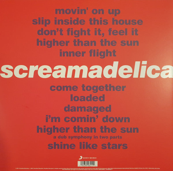 PRIMAL SCREAM (プライマル・スクリーム) - Screamadelica (EU 限定復刻再発ピクチャー 2xLP/NEW)