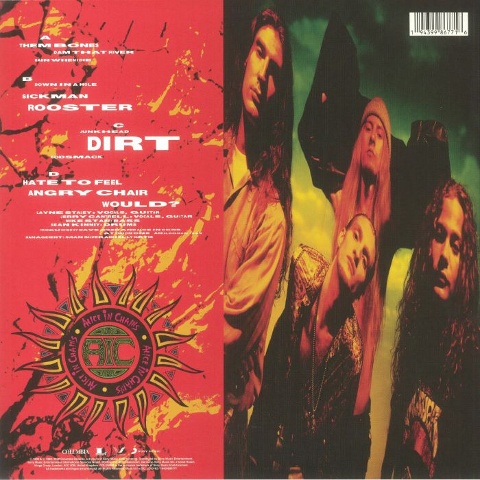 ALICE IN CHAINS (アリス・イン・チェインズ) - Dirt (EU 限定復刻リマスター再発 2xLP/NEW)