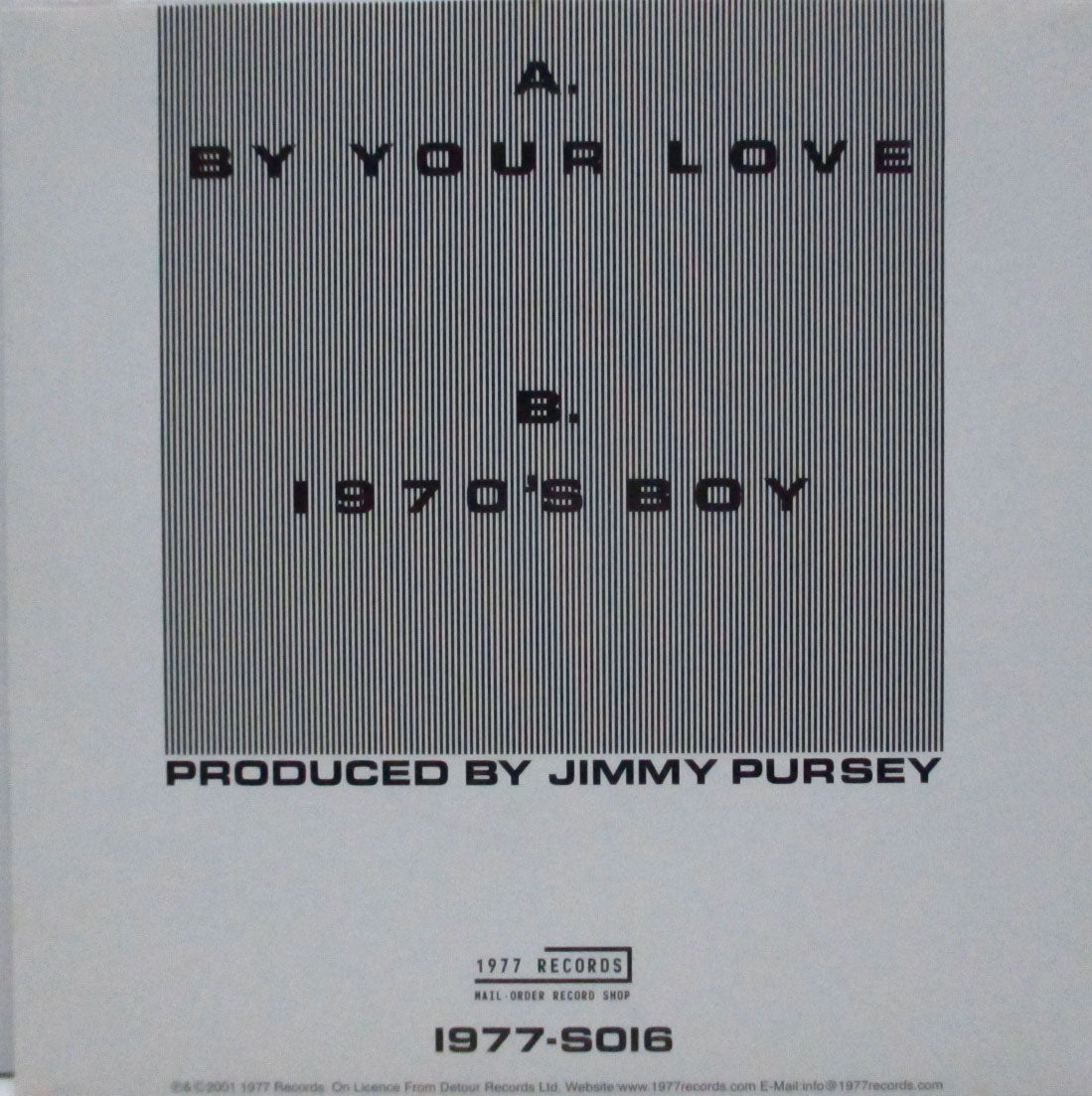 LONG TALL SHORTY (ロング・トール・ショーティー) - By Your Love (Japan 限定正規再発 7"「廃盤 New」)