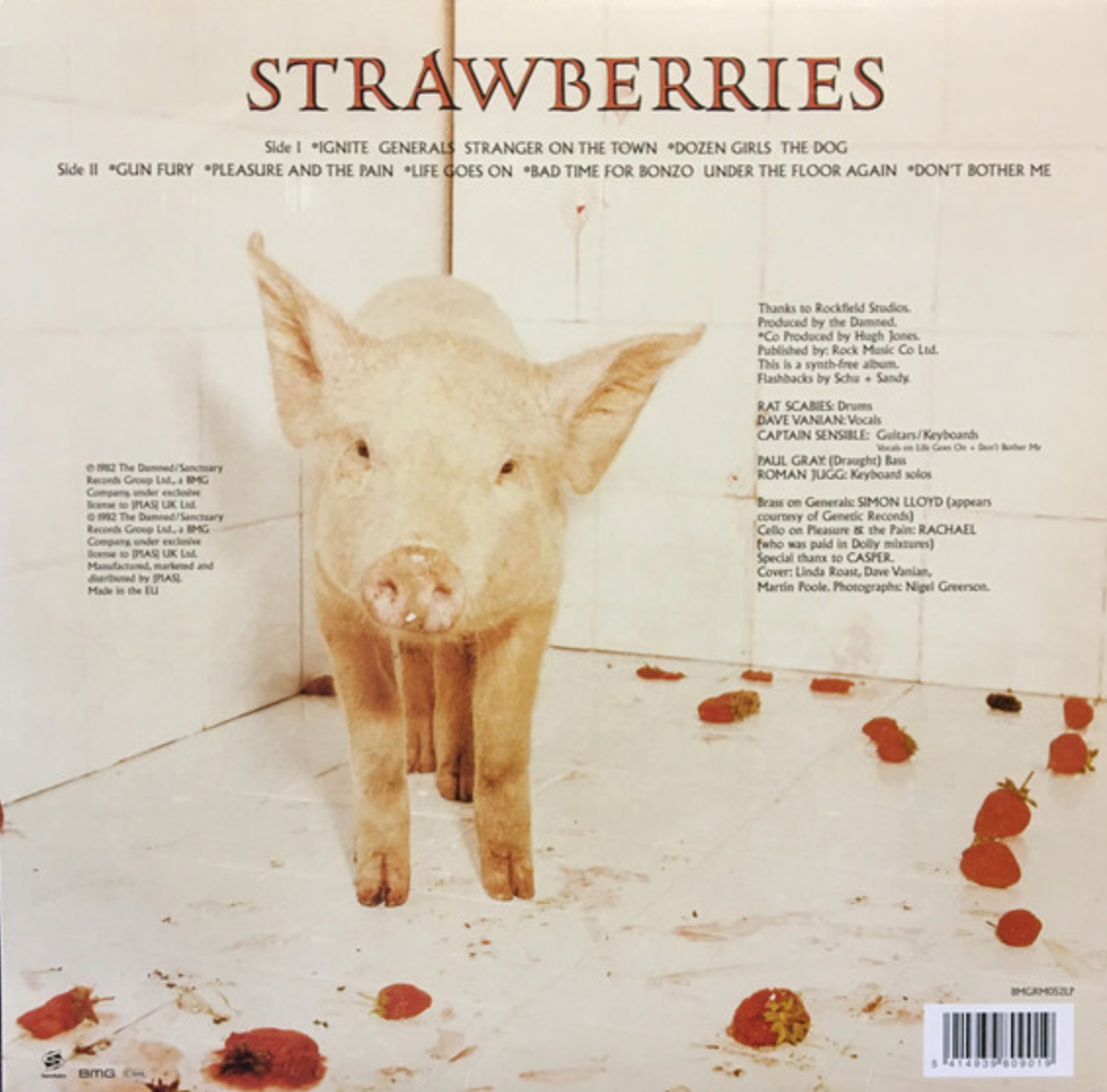 DAMNED, THE (ザ・ダムド) - Strawberries (EU 限定プレス再発 LP/ New) '82年5th アルバム!