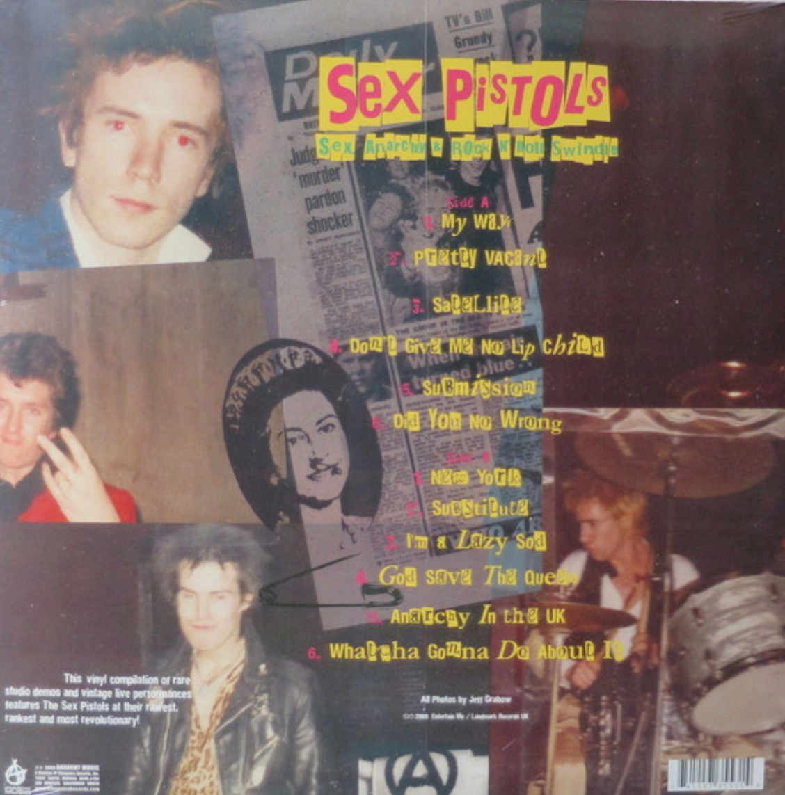 SEX PISTOLS (セックス・ピストルズ) - Sex, Anarchy & Rock N' Roll Swindle (US Ltd.Coloe Vinyl LP/ New)