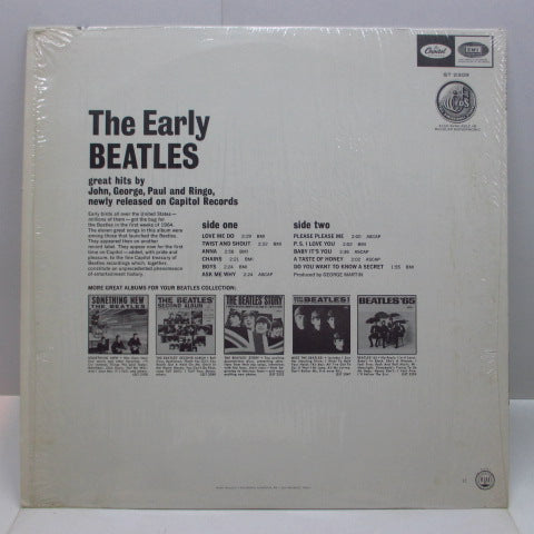 BEATLES (ビートルズ) - The Early Beatles (US '69 再発「緑ラベ」ステレオ LP/光沢ジャケ)