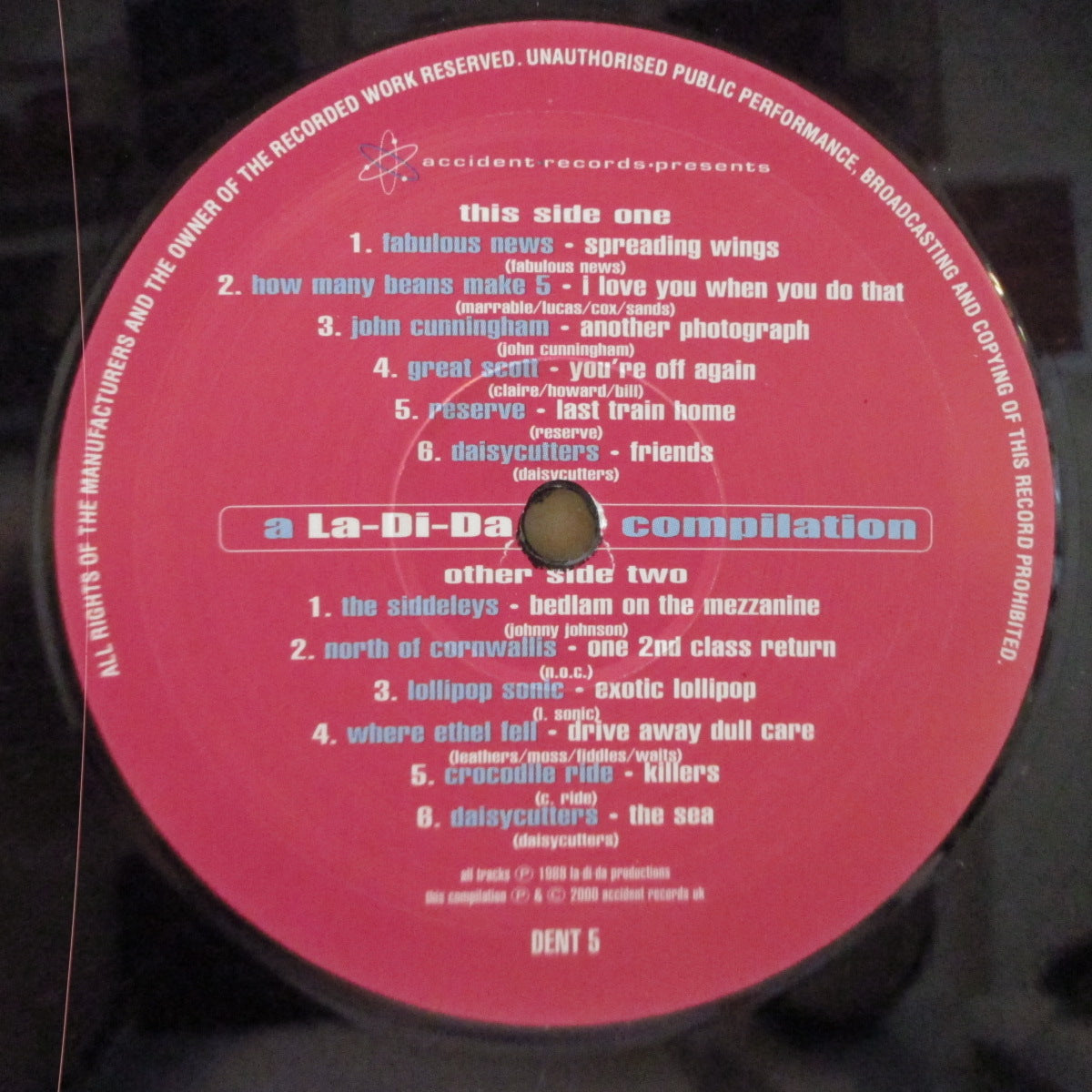 V.A. ('80s UK・ネオアコ/インディポップ・コンピ) - Hoopla A La-Di-Da Compilation In Stereophonic Sound (UK オリジナル LP/New 廃盤) '88年コンピレーション