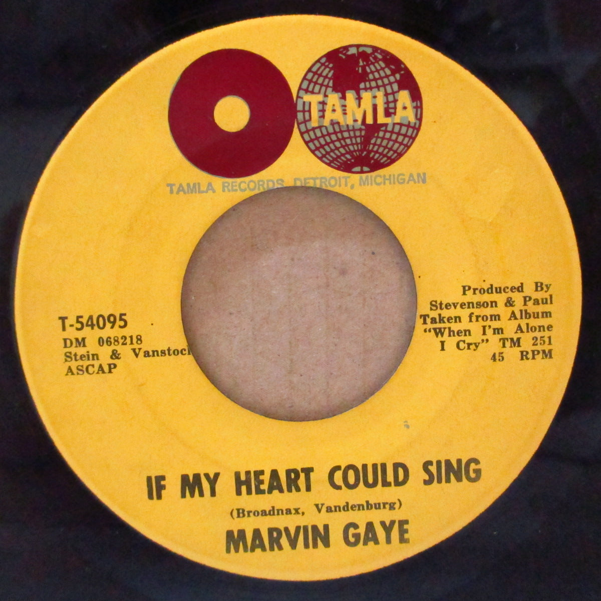 MARVIN GAYE (マーヴィン・ゲイ) - Try It Baby / If My Heart Could Sing (US Orig.7")