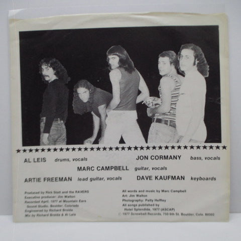NAILS, THE (The Ravers) (ザ ・ネイルズ <ザ ・レイヴァーズ>)- Cops Are Punks (US Orig.7"+The Nails Stamped PS)