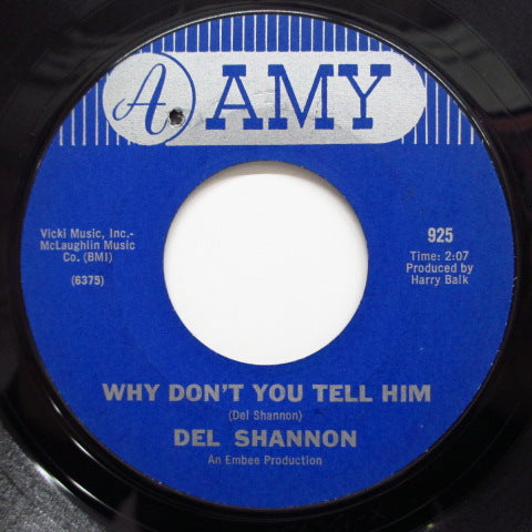 DEL SHANNON - Break Up (Paper Label)