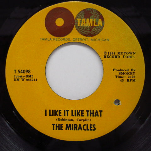MIRACLES (SMOKEY ROBINSON & THE) (スモーキー・ロビンソン&ザ・ミラクルズ) - You're So Fine And Sweet