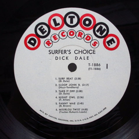 DICK DALE - Surfers' Choice (1st) (US '62 2nd Press Mono LP+US Orig.Autographed CVR)