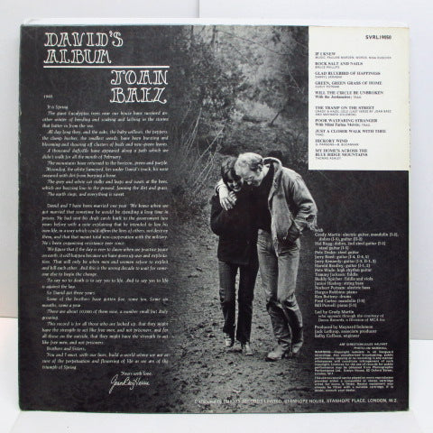 JOAN BAEZ - David's Album (UK:Orig.STEREO)
