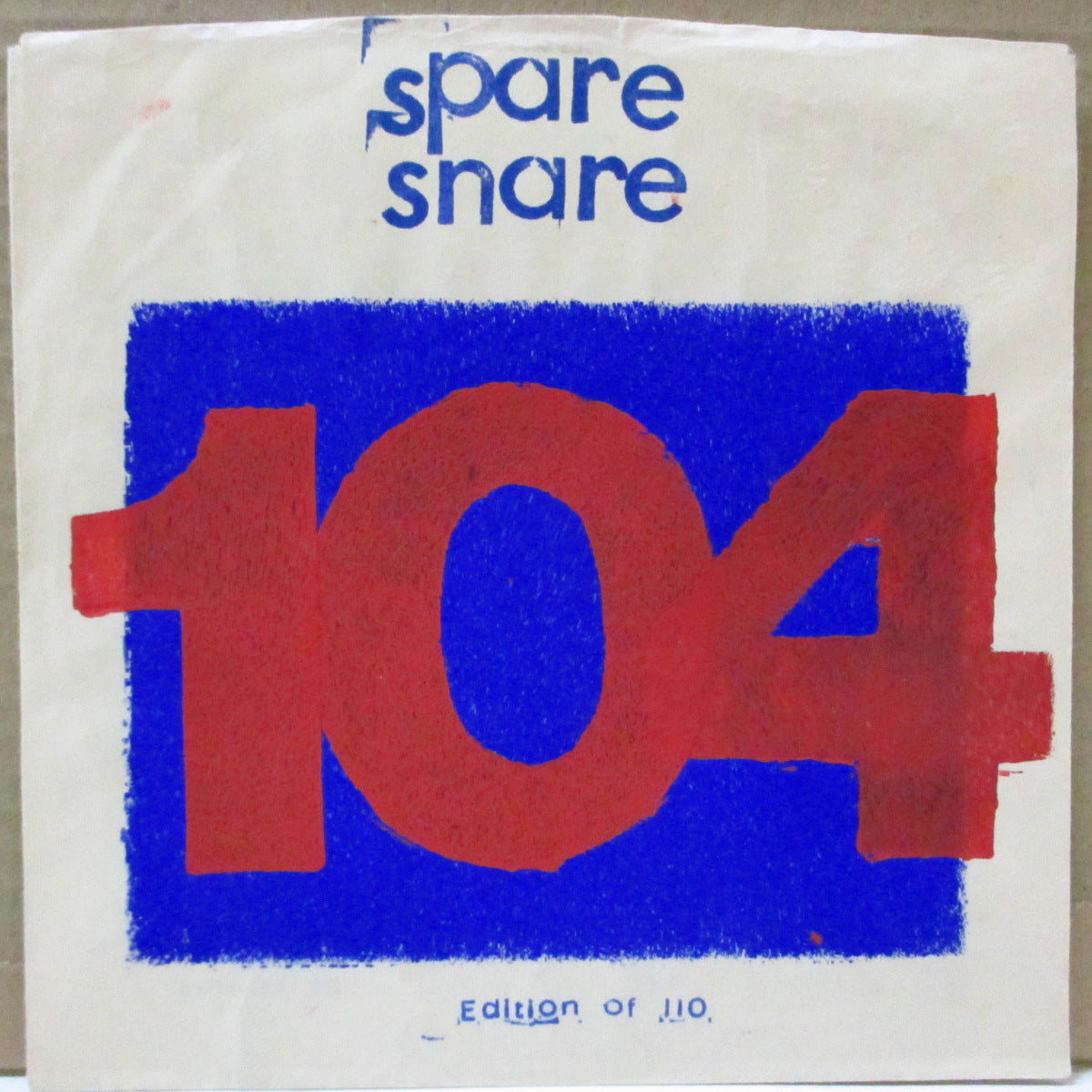 SPARE SNARE (スペア・スネア) - Super Slinky (UK 110枚限定 7インチ+ナンバリング入り光沢ソフト紙ジャケ)