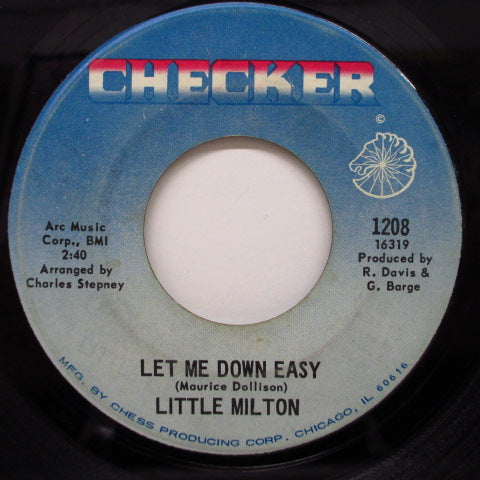 LITTLE MILTON (リトル・ミルトン) - Driftin' Drifter / Let Me Down Easy