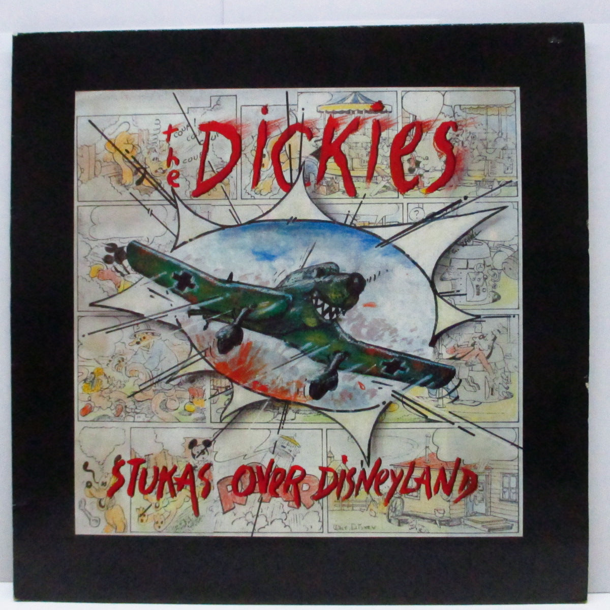 DICKIES, THE (ディッキーズ) - Stukas Over Disneyland (France オリジナル LP+インナー/別デザイン・ジャケ)