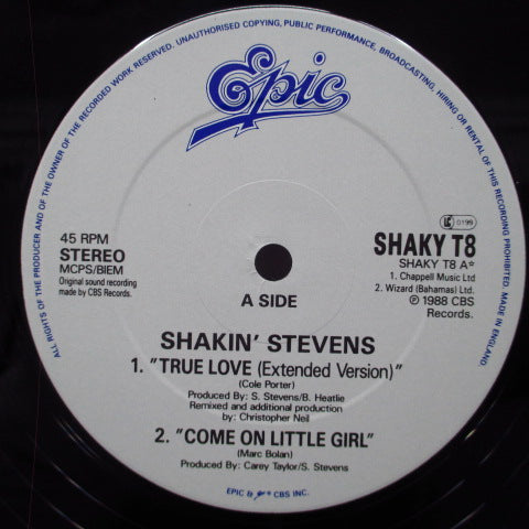 SHAKIN 'STEVENS-True Love (Extended Version) +3 (UK Orig.12 ")
