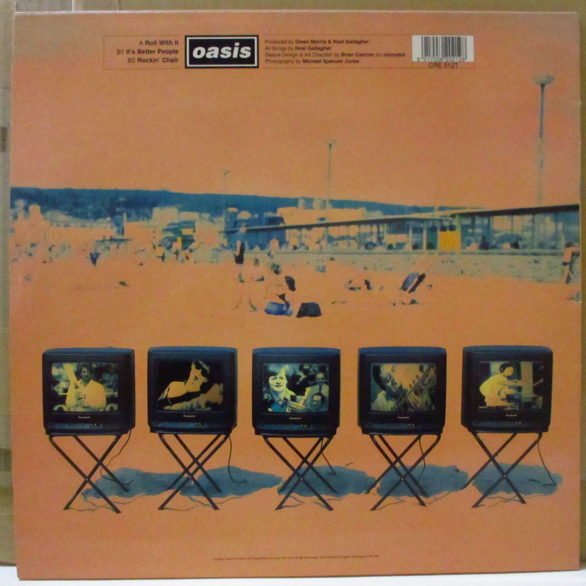 OASIS (オアシス) - Roll With It +2 (UK オリジナル 12"インチ)