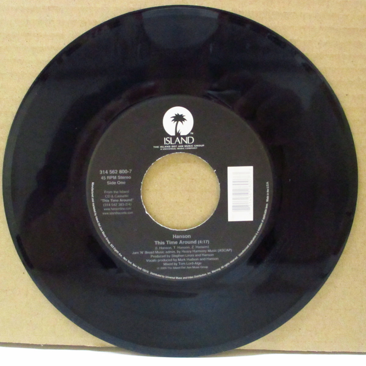 HANSON (ハンソン) - This Time Around (US Orig.7")