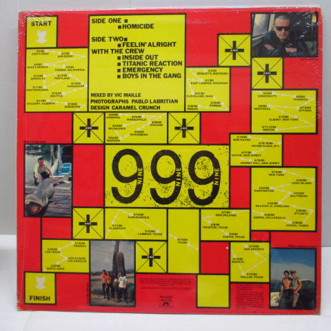 999 (ナイン・ナイン・ナイン) - The Biggest Tour In Sport (US オリジナル LP) 6曲入りライブ !
