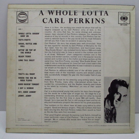 CARL PERKINS (カール・パーキンス) - A Whole Lotta (UK '66 Re Mono LP/CS)